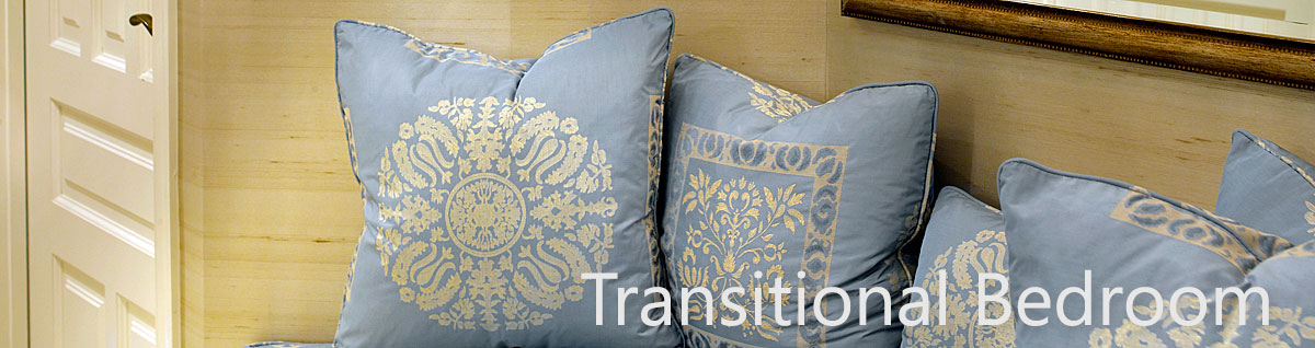 Transitional Master Bedroom Interior